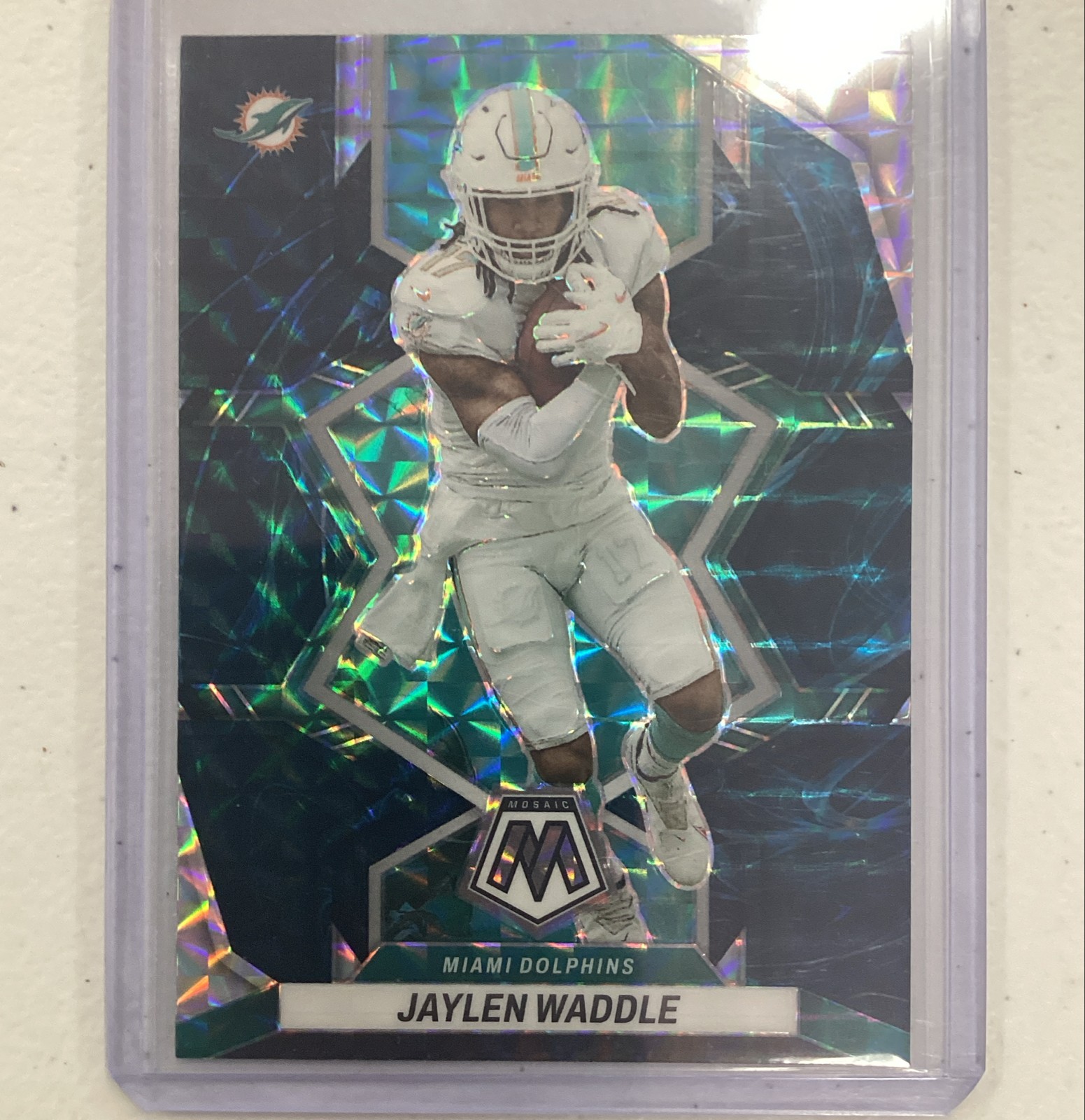 2022 Panini Mosaic - Jaylen Waddle #122 Genesis Mosaic Prizm🔥🔥