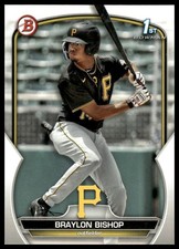 2023 Bowman #BP-90 Braylon Bishop Prospects Pittsburgh Pirates NM+