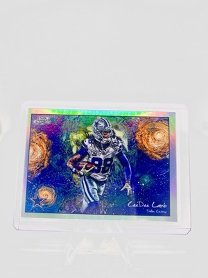 CeeDee Lamb 2025 Topps Chrome Cosmic NFL #STN-18 Stars In The Night Cowboys
