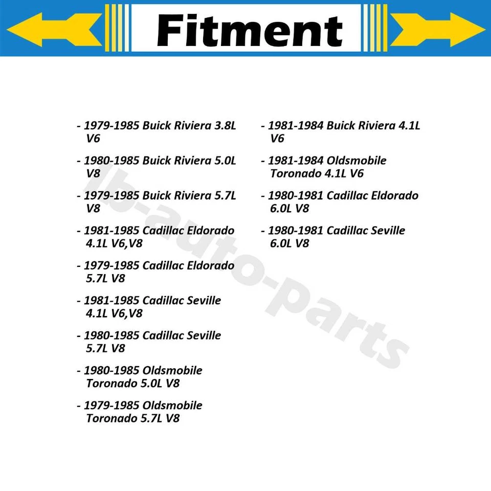 2x Manguera de freno delantera para Cadillac Seville 1980-1981 6,0 L Foto 2 de 4