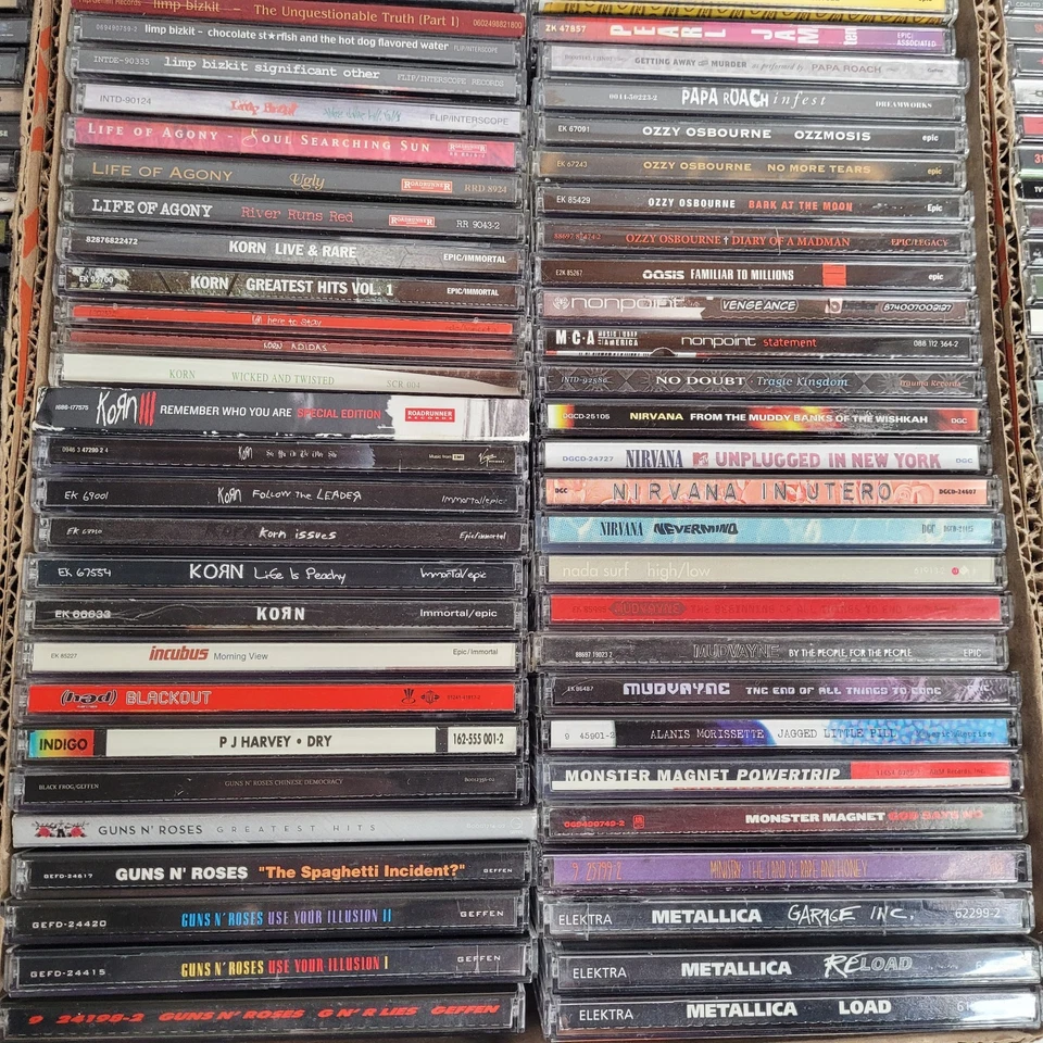 A-Z 90's Grunge y2K Rock Nu-Metal Alternative Punk Metal CD Build Your Own Lot Foto 4 de 4