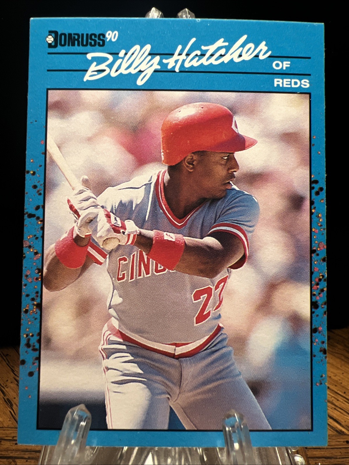 Billy Hatcher #125 1990 Donruss Best of the NL Cincinnati Reds