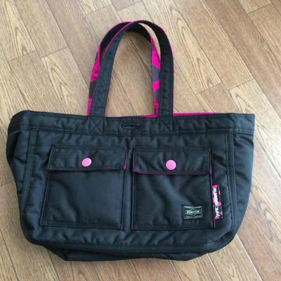 PORTER x X-girl x Yayoi Kusama collaboration bag Limited edition Reversible