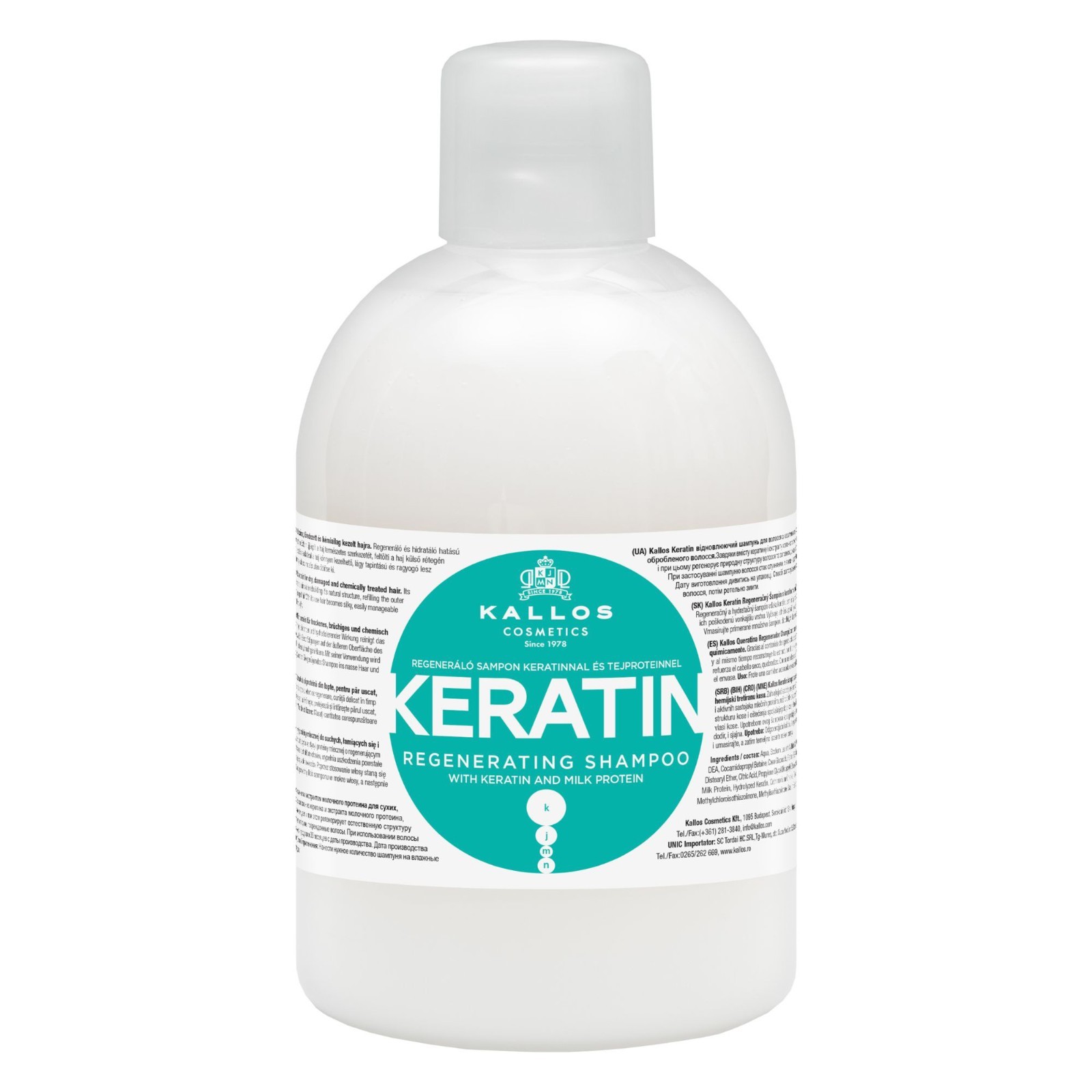 kallos karatin  shampoo 1000ml & vegan soul mask 1000ml - Image 2