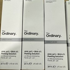 The Ordinary AHA 30% + BHA 2% Peeling Solution for uneven skin tone (1 oz) NIB