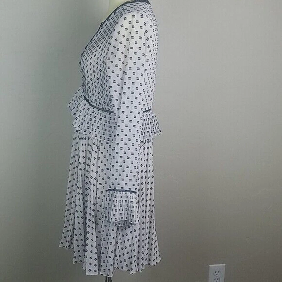 Vestido Chelsea y Violeta Mujer S Boho Campesino Volantes Femenino Romántico Cuello en V Profundo Foto 3 de 4