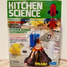 Kitchen Science Experiment Kit 4M KidzLabs Volcano Toysmith 6 Set 3806WM