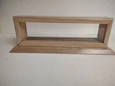 Model Train Display Case HO Scale, Oak.