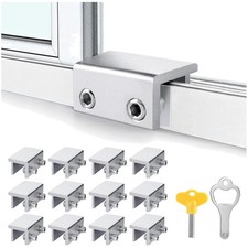 Sturdy Sliding Window Locks 12 Pack Adjustable Vents
