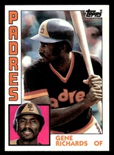 1984 Topps #594 Gene Richards Card San Diego Padres