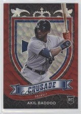 2021 Panini Chronicles Crusade Ruby Wave Prizm 117/199 Akil Baddoo #14 rs2
