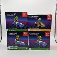 McDonald  s Happy Meal Mario Kart Deluxe Toy Lot Luigi And Gold Mario 3 6