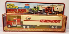 1980 Road Champs 1/43 Road Rigs Semi With Hemingway Trailer. Large 14" Long