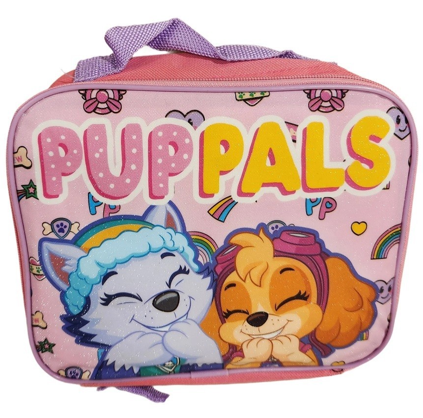 Paw Patrol Girls School Backpack Lunch Box Book Bag Combo Set Kids Children Skye