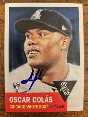 2023 Topps Living Set - Oscar Colas #674 /1325 (RC) IP SIGNED AUTOGRAPH 