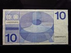 Netherlands 10 Gulden 1968 P91 Dutch Frans Hals Nederlandsche Bank Money i4c4014 — photo 2