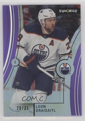 2021-22 Upper Deck Synergy Purple 29/35 Leon Draisaitl #40 00d2