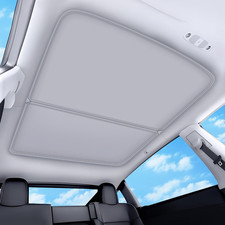 2026 Upgraded for Tesla Model Y Accessories Sunshade Roof No Sag, Ice-Crystal C