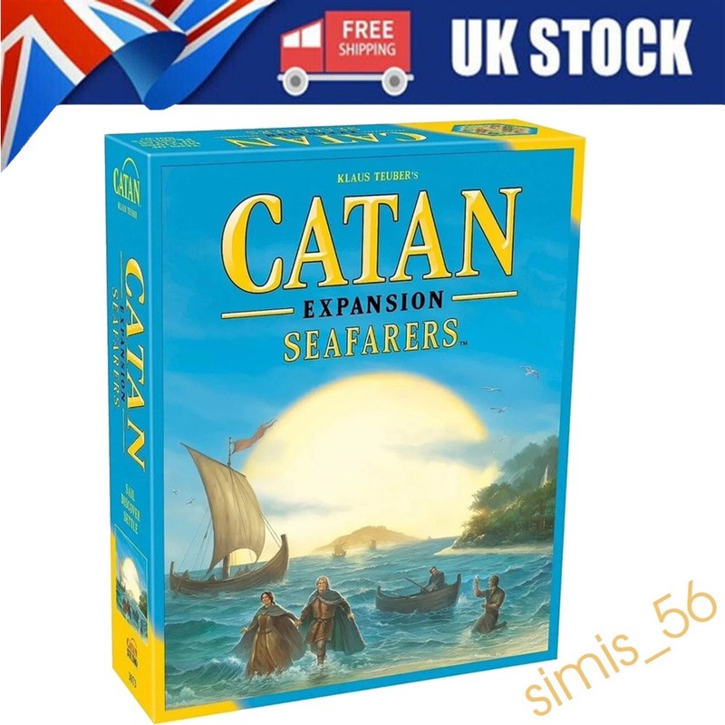 Catan Board Game Expansion Seafarers Card Settles Desk Party Family Beginner UK