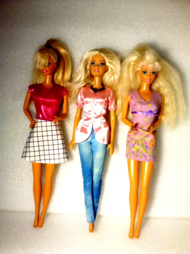 Vintage Barbie Doll Lot Of 3 With Clothes Mattel OOAK EUC