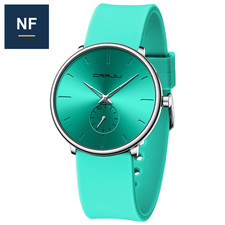 Herren Uhren Silikon Armband Ultra D&uuml;nne M&auml;nner Armbanduhr Sportuhr