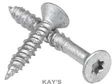 COUNTERSUNK MASONRY SCREWS TORX DRIVE TECHFAST FIXINGS 4.8mmØ 6.3mmØ ALL LENGTHS
