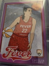 Caitlin Clark Art Trading Card By MPRINTS Imdiana Fever Superstar  Purp Version 