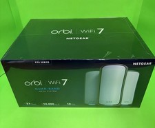 NETGEAR Orbi 970 BE27000 27Gbps Quad-Band Mesh Wi-Fi 7 System - 3 Pack - NEW