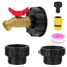 275-330 Gallon IBC Tote Tank Adapter,3-Size IBC Tote Adapter, 2.44" Fine  2 "F...