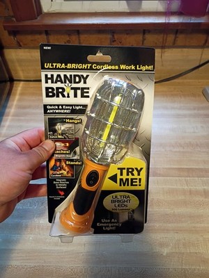 Handy Brite 500 Lumens LED Work Light Ultra-Bright Cordless & Portable Bulb