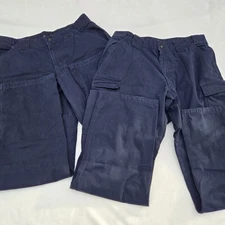 5.11 Tactical Black Tactical Pants Size Large 35 1/2 To 39 Cargo Canvas Utility