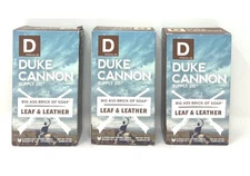 (3 pack) Duke Cannon Supply Co. Big A** Brick of Soap - Leaf & Leather, 10 oz