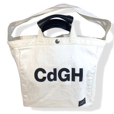 Comme des Garcons Homme x Porter Canvas Tote Bag White Yoshida Kaban Japan