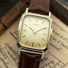 90s Vintage Seiko Tank Slim Watch Rectangular