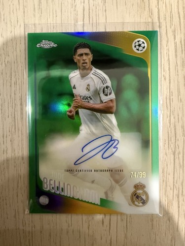 2025-26 Topps Chrome UEFA UCC Jude Bellingham True Green Auto /99 #CA-JU England