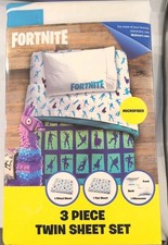 Fortnite Boogie Twin Sheet Set, 3 Piece Micro...