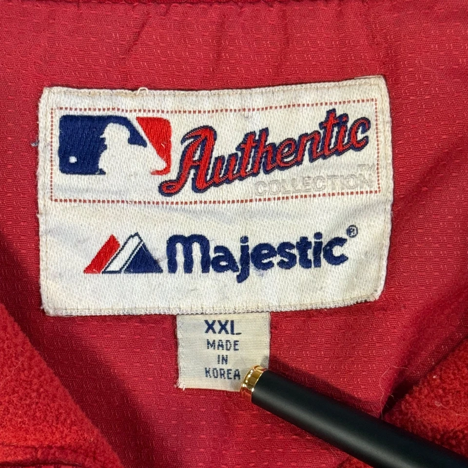 VINTAGE St Louis Cardinals Majestic Jacket Mens 90s MLB Jacket Embroidered XXL - Image 3 of 4