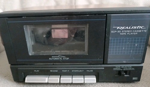 Realistic SCP-30 Stereo Cassette Tape Player Model 14-632                    /39