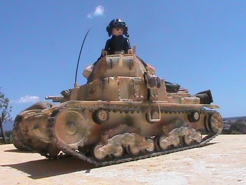 PLAYMOBIL CUSTOM TANQUE ITALIANO CHAR 13 (MAQUETA ) +CONDUCTOR ALAMEIN-1941 - Imagen 15 de 17