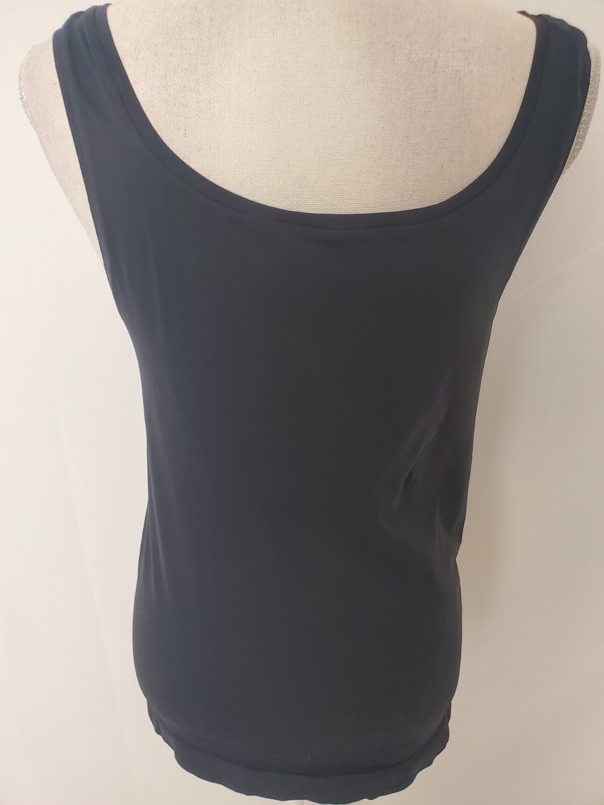 Chico's Solid Black Stretchy Basic Layering Tank … - image 5