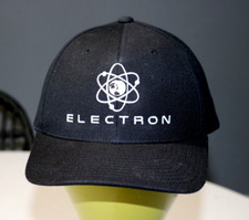 Black Snapback ELECTRON Baseball Hat Cap by The Classics Yupoong
