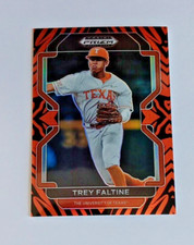 2022 Panini Prizm Draft Picks Tiger Stripes Prizm 72/99 #213, Trey Faltine