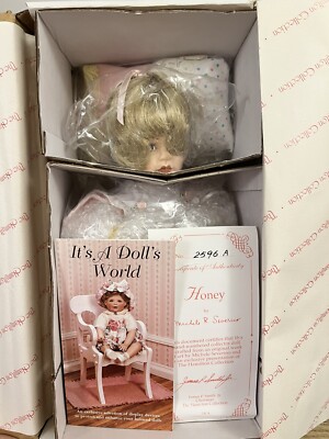 Vintage 1995 Hamilton Collection Michele Severino ''Honey'' Doll w/ Extras