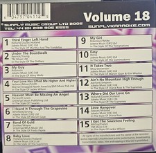 SF018        SUNFLY KARAOKE CDG VERY RARE, NOT SOLD IN THE USA LOT UK