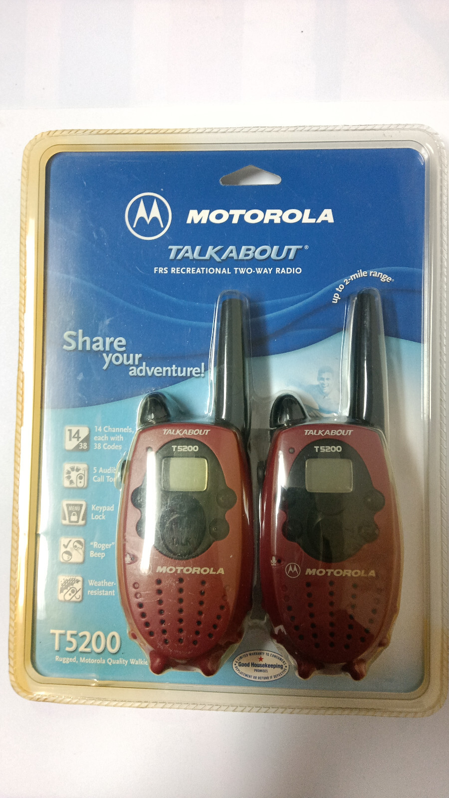Talkie-walkie Motorola T5200 Talkabout radio bidirectionnelle UHF longue portée