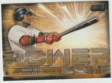 2017 Topps Stadum Club Power Zone #PZ-DO David Ortiz card, Boston Red Sox HOF