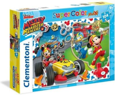 Mickey Maus Clementoni Puzzle Maxi 104 teilig Disney Spielzeug Maße: 62x42 cm