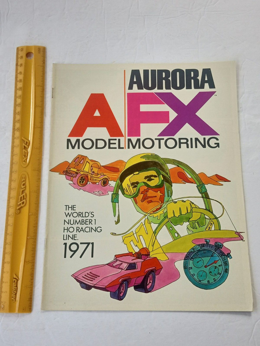 AURORA AFX MODEL MOTORING 1971 Catalog Slot Cars, BUSHWACKER