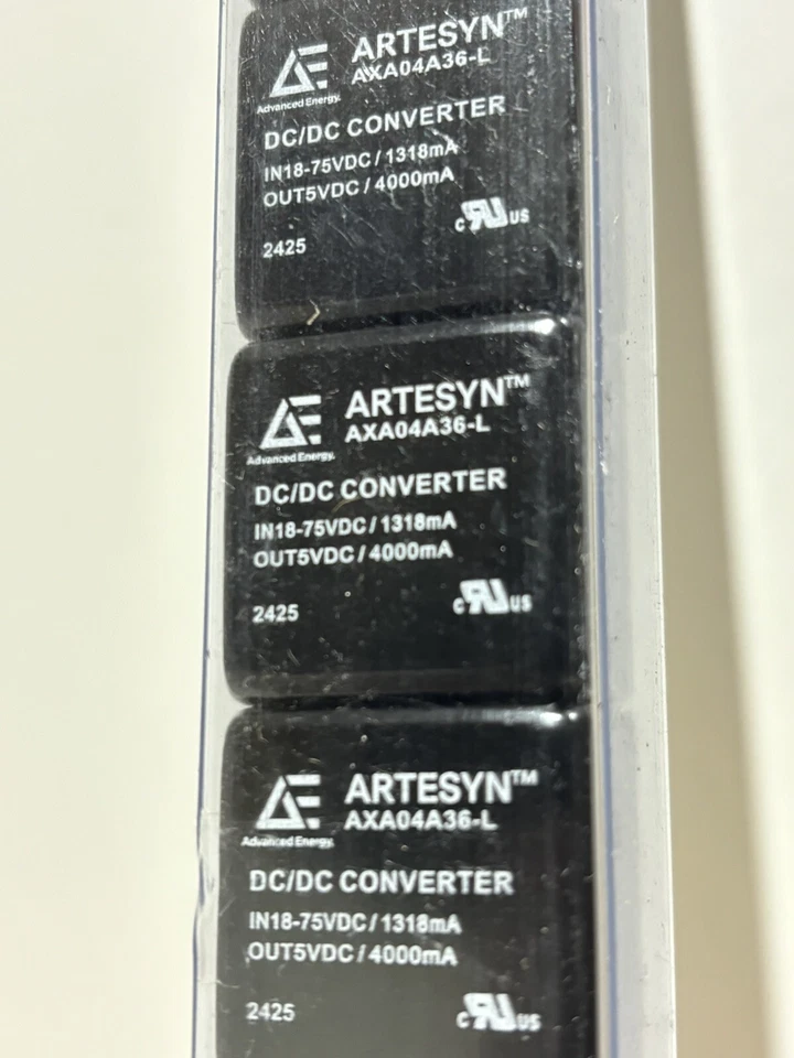 (10) ARTESYN AXA04A36-L IN 18-75VDC OUT 5VDC DC/DC CONVERTER - Image 2 of 2