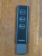SimpliSafe Key Fob Remote Control Model SSKF3 Black For SimpliSafe System (NEW).